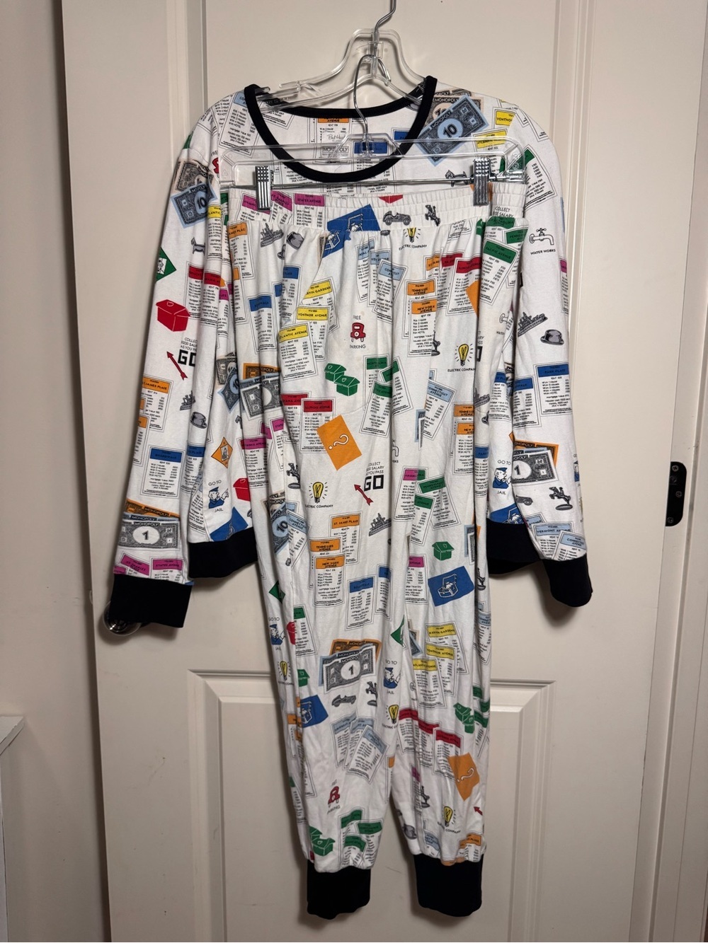 Bed Head Pajamas let’s play Monopoly Organic Size M